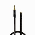 thumbnail image 1 of Coluber Cable Balanced 1/4" TRS Male - RCA Male - Pro 3-Pin Audio Connector, 1 of 7