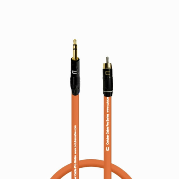Coluber Cable Balanced 3.5 TRS Male TS to RCA Male Pro Audio Music Connector