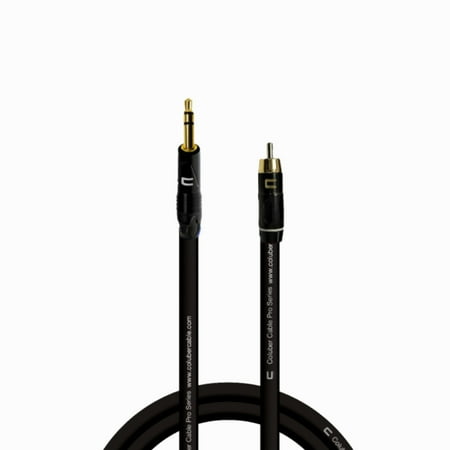 Coluber Cable Balanced 3.5 TRS Male TS to RCA Male Pro Audio Music Connector
