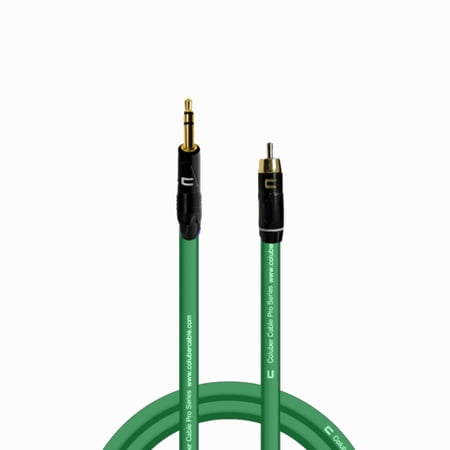 Coluber Cable Balanced 3.5 TRS Male TS to RCA Male Pro Audio Music Connector