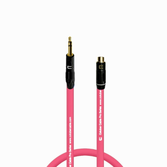 Coluber Cable Balanced 3.5 TRS Male to RCA Female Pro Music Audio Connector