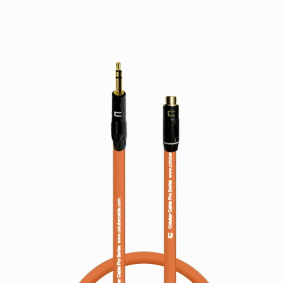 Coluber Cable Balanced 3.5 TRS Male to RCA Female Pro Music Audio Connector