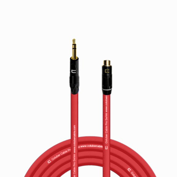 Coluber Cable Balanced 3.5 TRS Male to RCA Female Pro Music Audio Connector