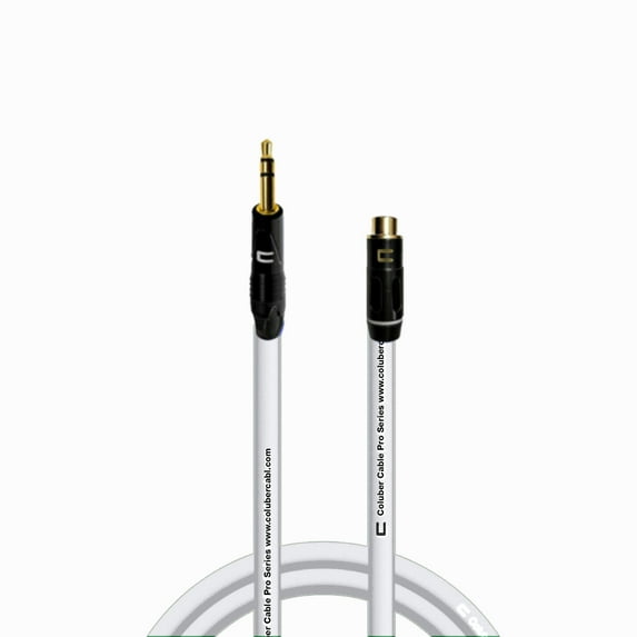 Coluber Cable Balanced 3.5 TRS Male to RCA Female Pro Music Audio Connector