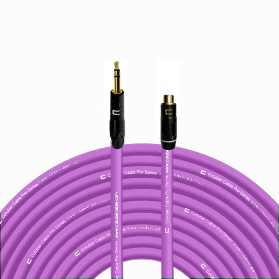 Coluber Cable Balanced 3.5 TRS Male to RCA Female Pro Music Audio Connector
