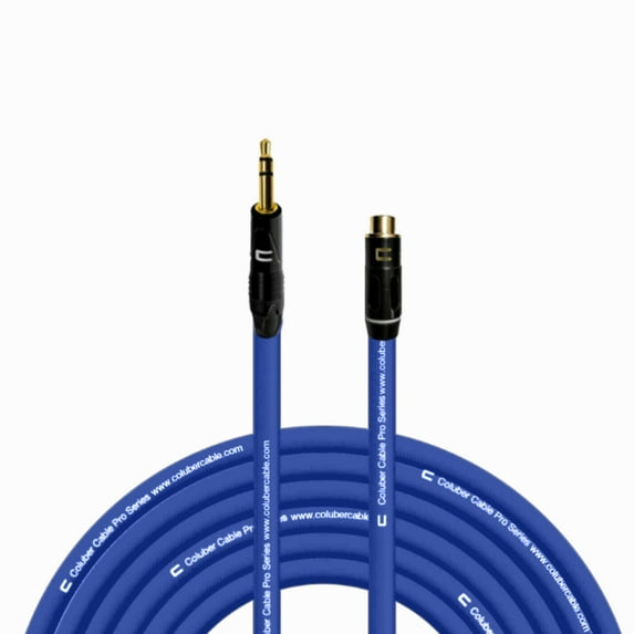 Coluber Cable Balanced 3.5 TRS Male to RCA Female Pro Music Audio Connector