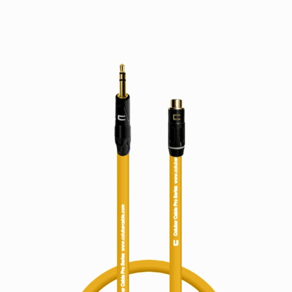 Coluber Cable Balanced 3.5 TRS Male to RCA Female Pro Music Audio Connector