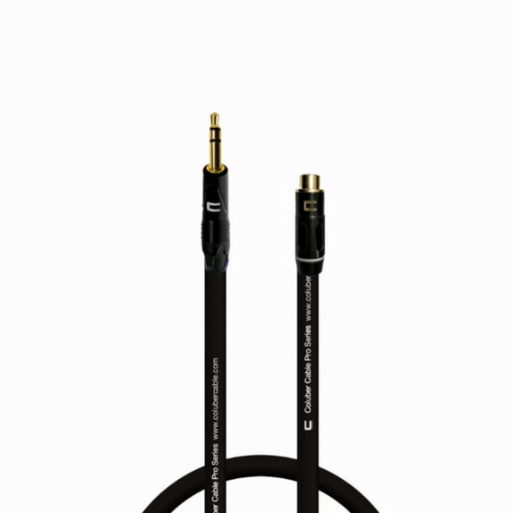 Coluber Cable Balanced 3.5 TRS Male to RCA Female Pro Music Audio Connector