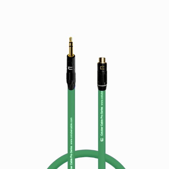 Coluber Cable Balanced 3.5 TRS Male to RCA Female Pro Music Audio Connector