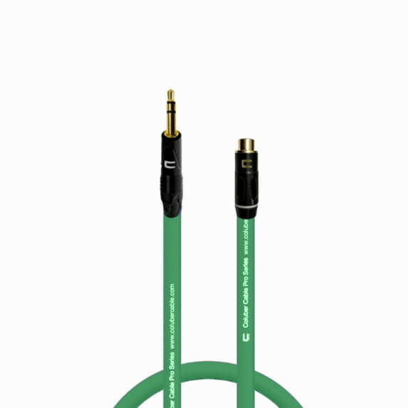 Coluber Cable Balanced 3.5 TRS Male to RCA Female Pro Music Audio Connector