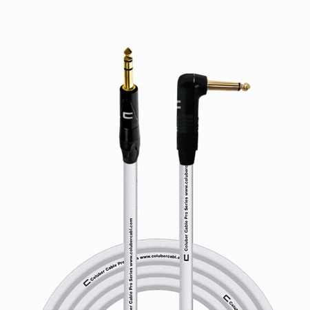 Coluber Cable Balanced 3-Pin XLR to TRS 1/4" Stereo/Mic Cable - 30ft