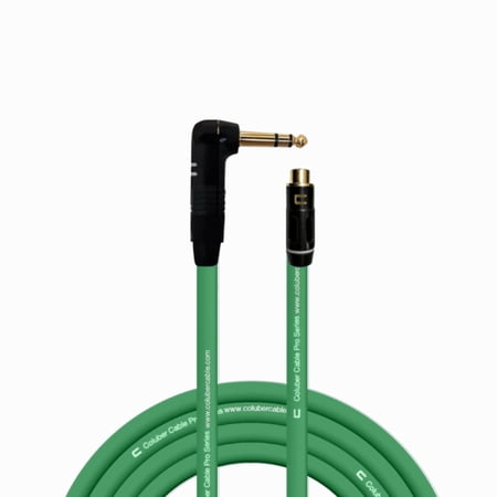 Coluber Cable Balanced Right Angle 1/4" TRS - RCA Female Pro 3-Pin Connector