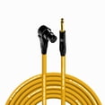 thumbnail image 1 of Coluber Cable Balanced - Right Angle XLR Female to 1/4" TS Male 3-Pin Cable, 1 of 7