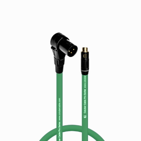 Coluber Cable Balanced Right Angle XLR Male to RCA Female 3 - Pin Connector