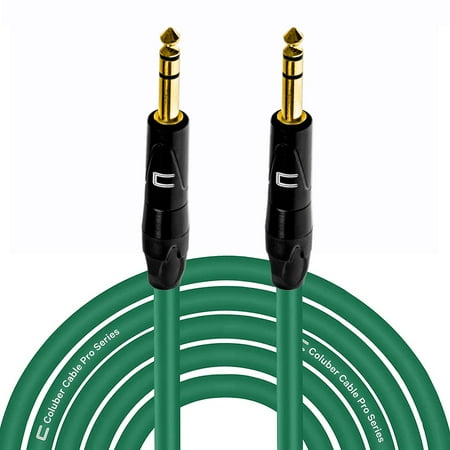 Coluber Cable Balanced TRS Cable 1/4 Male to Male Connector 1.5ft - 6.35mm