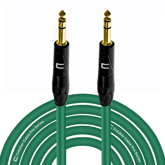 Coluber Cable Balanced TRS Cable 1/4 Male to Male Connector 3ft - 6.35mm