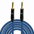 thumbnail image 1 of Coluber Cable Balanced TRS Cable 1/4 Male to Male Connector 5ft - 6.35mm, 1 of 7