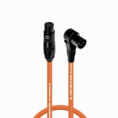 Coluber Cable - Balanced XLR Cable Female to Right Angle XLR Male Connector