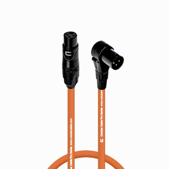 Coluber Cable - Balanced XLR Cable Female to Right Angle XLR Male Connector