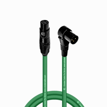Coluber Cable - Balanced XLR Cable Female to Right Angle XLR Male Connector