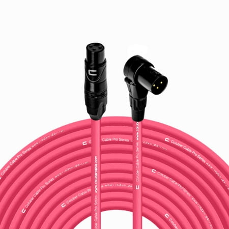 Coluber Cable - Balanced XLR Cable Female to Right Angle XLR Male Connector