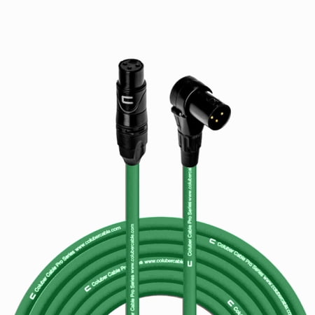 Coluber Cable - Balanced XLR Cable Female to Right Angle XLR Male Connector