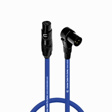 Coluber Cable - Balanced XLR Cable Female to Right Angle XLR Male Connector