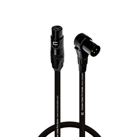 Coluber Cable - Balanced XLR Cable Female to Right Angle XLR Male Connector