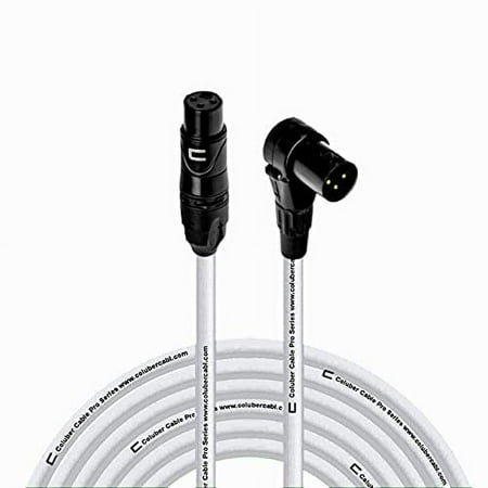 Coluber Cable - Balanced XLR Cable Female to Right Angle XLR Male Connector