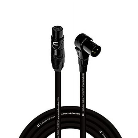 Coluber Cable - Balanced XLR Cable Female to Right Angle XLR Male Connector