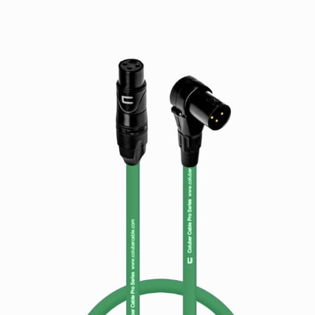 Coluber Cable - Balanced XLR Cable Female to Right Angle XLR Male Connector