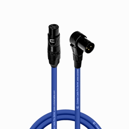 Coluber Cable - Balanced XLR Cable Female to Right Angle XLR Male Connector