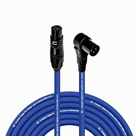 Coluber Cable - Balanced XLR Cable Female to Right Angle XLR Male Connector