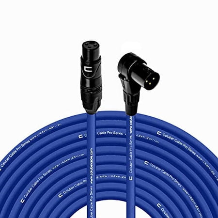 Coluber Cable - Balanced XLR Cable Female to Right Angle XLR Male Connector