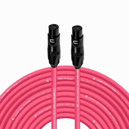 Coluber Cable Balanced XLR Cable Female to XLR Female Pro Microphone Cable