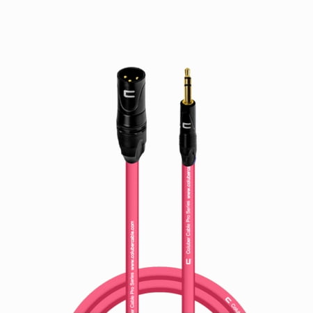 Coluber Cable - Balanced XLR Cable Male to 3.5mm TRS Pro Audio Connector