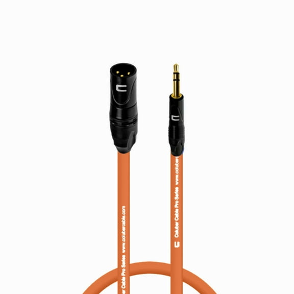 Coluber Cable - Balanced XLR Cable Male to 3.5mm TRS Pro Audio Connector