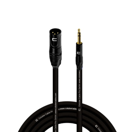 Coluber Cable - Balanced XLR Cable Male to 3.5mm TRS Pro Audio Connector