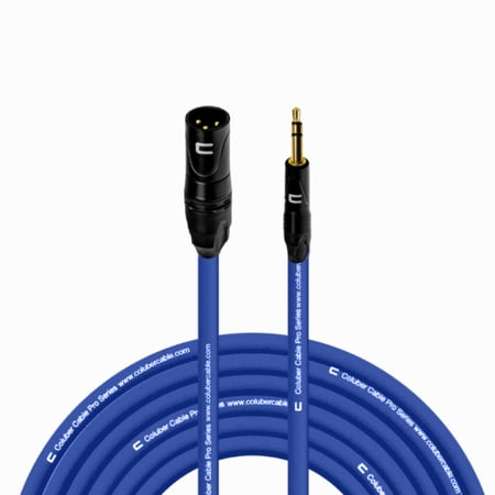 Coluber Cable - Balanced XLR Cable Male to 3.5mm TRS Pro Audio Connector