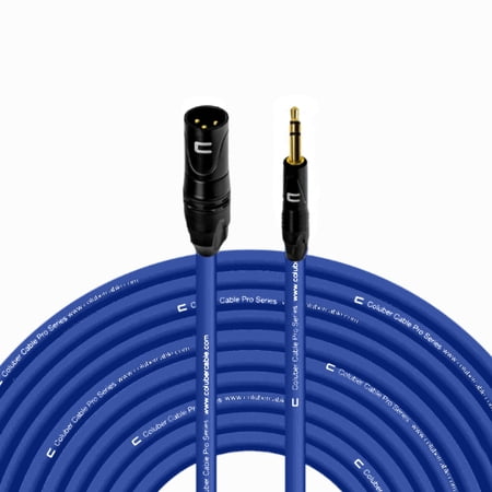 Coluber Cable - Balanced XLR Cable Male to 3.5mm TRS Pro Audio Connector