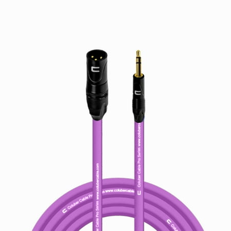 Coluber Cable - Balanced XLR Cable Male to 3.5mm TRS Pro Audio Connector