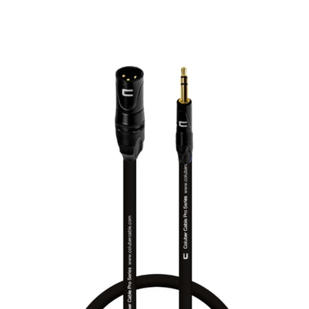 Coluber Cable - Balanced XLR Cable Male to 3.5mm TRS Pro Audio Connector