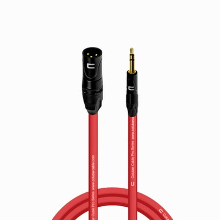 Coluber Cable - Balanced XLR Cable Male to 3.5mm TRS Pro Audio Connector