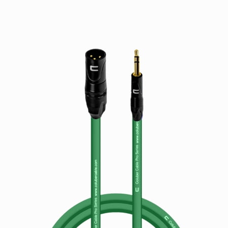 Coluber Cable - Balanced XLR Cable Male to 3.5mm TRS Pro Audio Connector