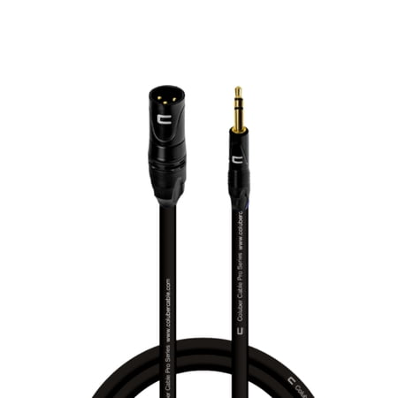 Coluber Cable - Balanced XLR Cable Male to 3.5mm TRS Pro Audio Connector
