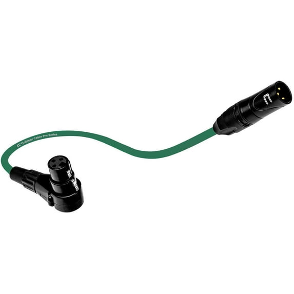 Coluber Cable - Balanced XLR Cable Male to Right Angle Female - Audio Cable