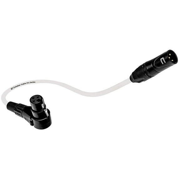 Coluber Cable - Balanced XLR Cable Male to Right Angle Female - Audio Cable