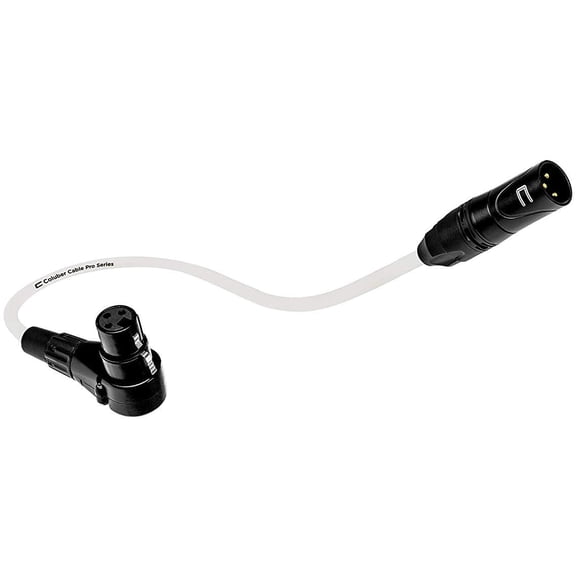Coluber Cable - Balanced XLR Cable Male to Right Angle Female - Audio Cable