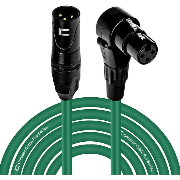 Coluber Cable - Balanced XLR Cable Male to Right Angle Female - Audio Cable