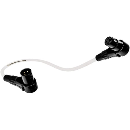 Coluber Cable Balanced XLR Cable Right Angle Male - Right Angle Female 25ft